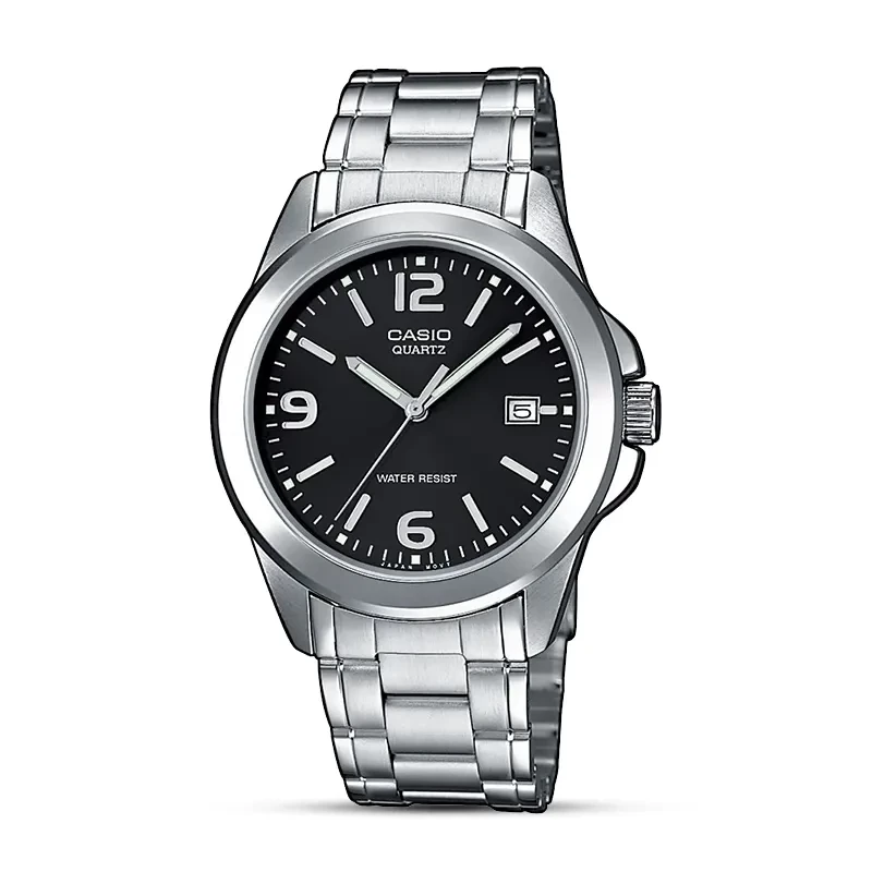 Casio Enticer MTP-1215A-1ADF Black Dial Men's Watch