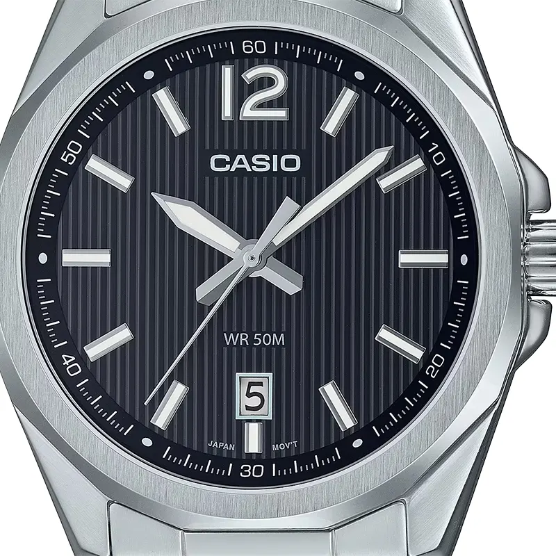 Casio Enticer MTP-E725D-1AV Black Dial Men's Watch