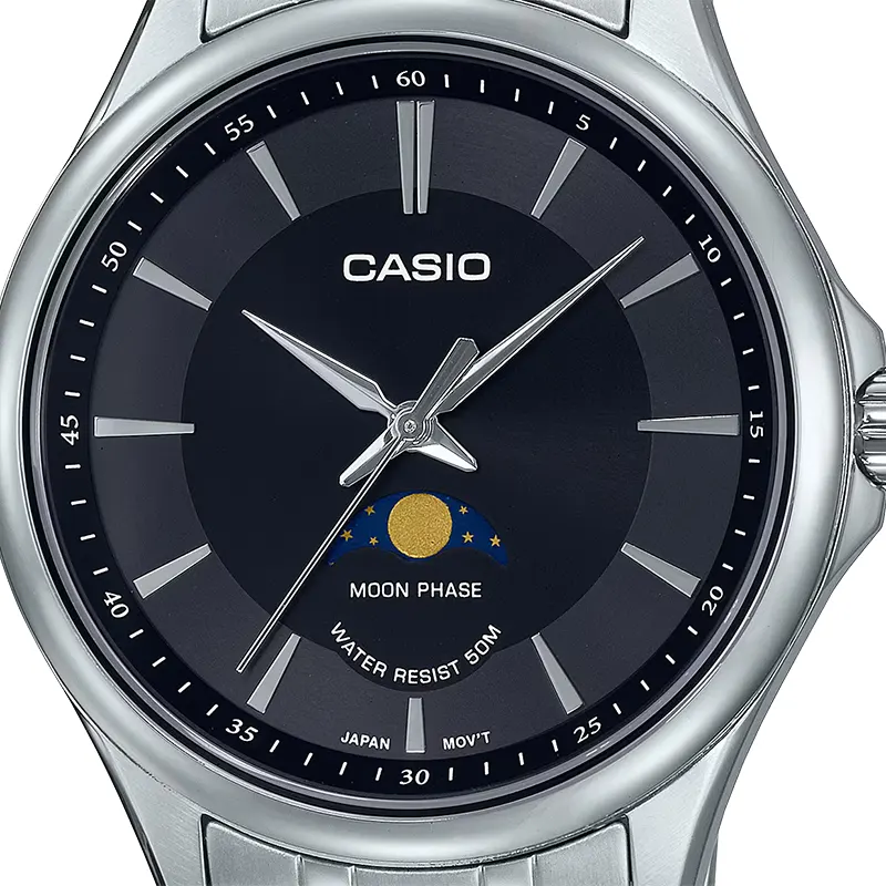 Casio Enticer MTP-M100D-1AV Black Dial Men's Watch