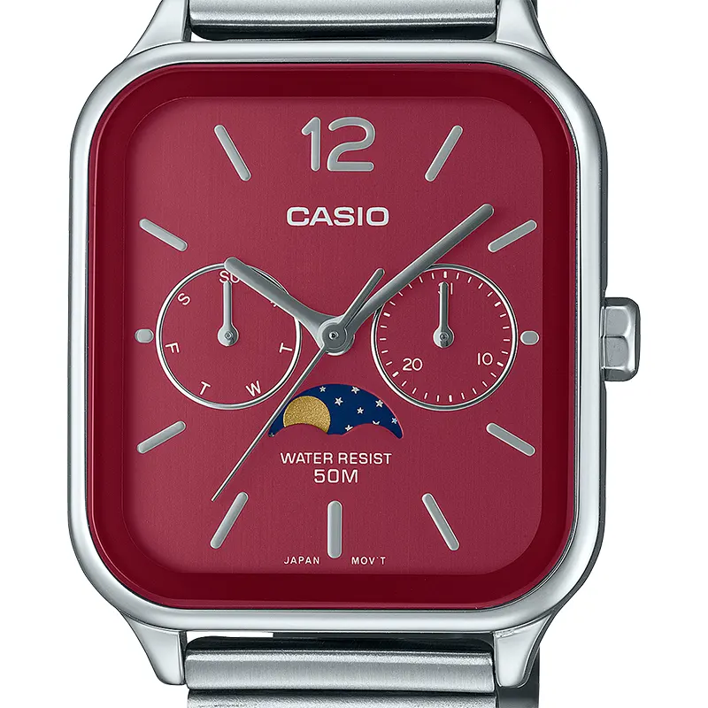Casio Enticer MTP-M305D-4AV Red Dial Men's Watch