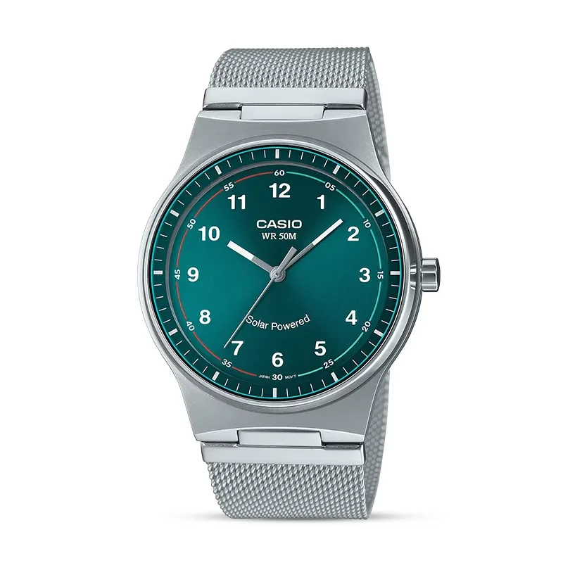 Casio MTP-RS105M-3BV Solar Green Dial Men's Watch