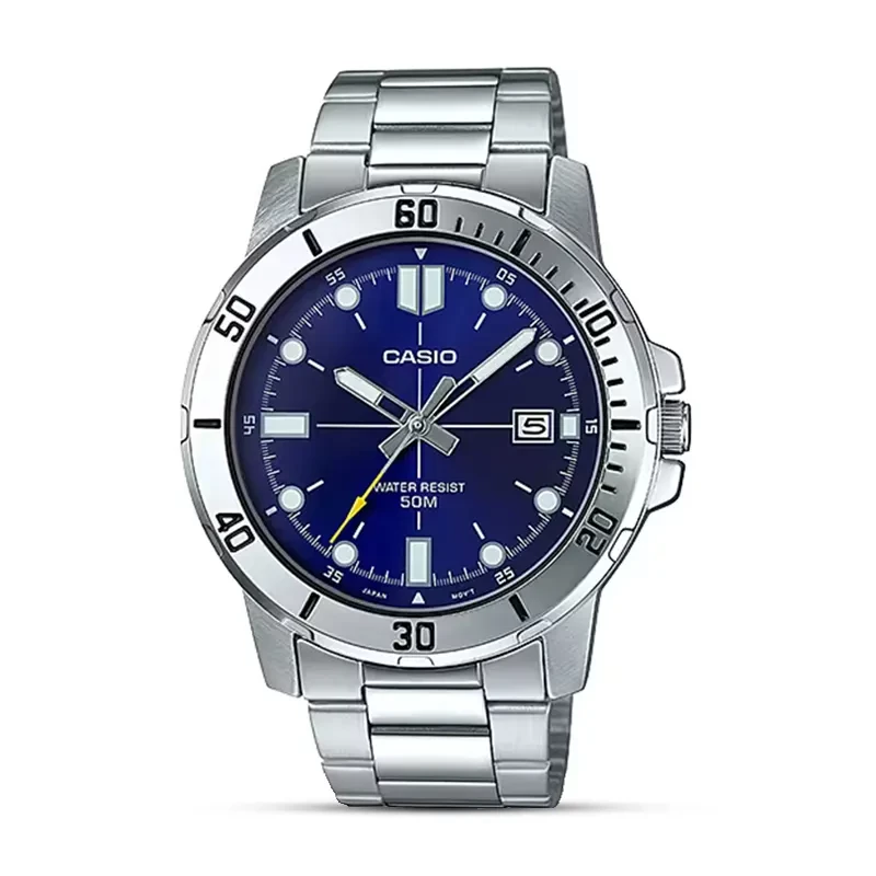 Casio Enticer MTP-VD01D-2EV Blue Dial Men's Watch