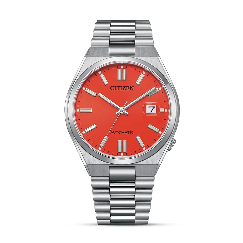 Citizen x Pantone Blazing Red Dial Automatic Men's Watch | NJ0158-89W