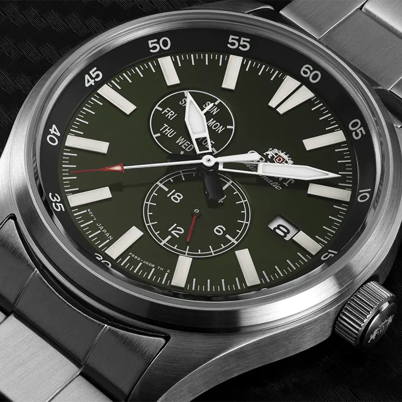 Orient Defender II Automatic Green Dial Men's Watch | RA-AK0402E10B