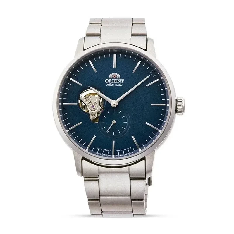 Orient Contemporary Semi-skeleton Blue Dial Men's Watch | RA-AR0101L