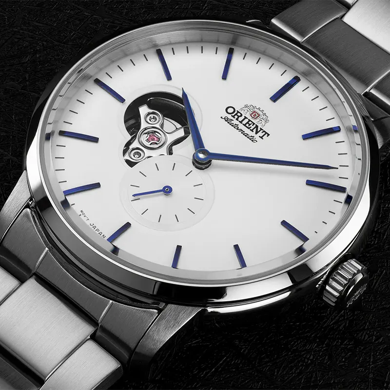 Orient Contemporary Semi-skeleton White Dial Men's Watch | RA-AR0102S