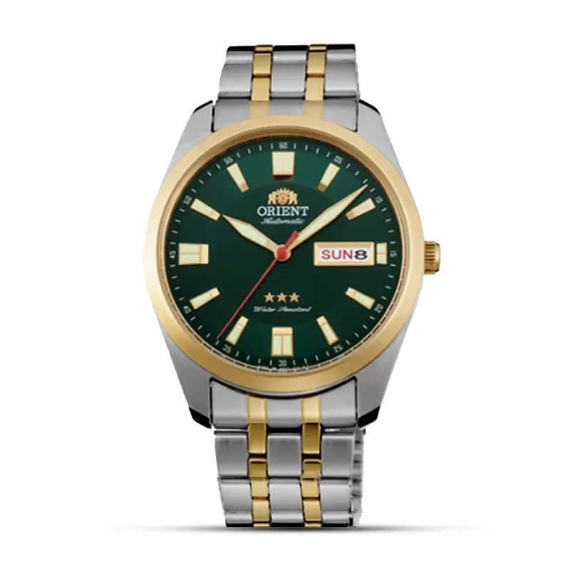 Orient Three Star Automatic Green Dial Men's Watch | SAB0C008F8-B