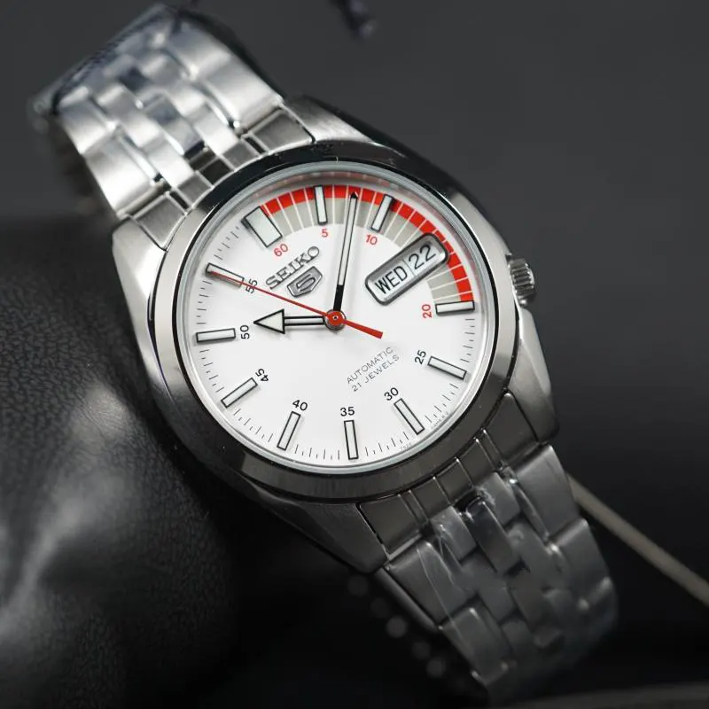 Seiko 5 Automatic White Dial Men's Watch | SNK369K1