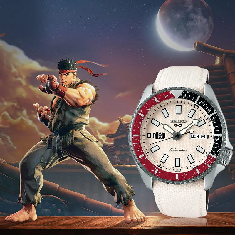 Seiko 5 Sport Street Fighter Ryu Limited Edition Men's Watch | SRPF19K1