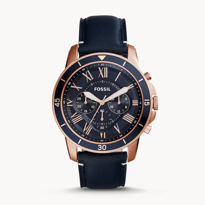Fossil Grant Chronograph Blue Dial Men's Watch | FS5237