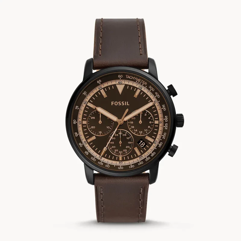 Fossil Goodwin Chronograph Black Dial Men's Watch | FS5529