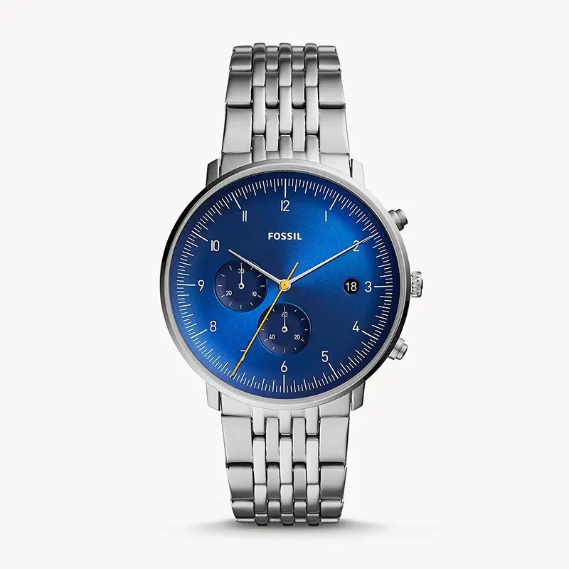 Fossil Chase Timer Chronograph Blue Dial Men's Watch | FS5542