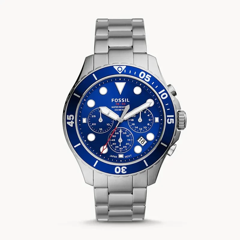 Fossil FB-03 Chronograph Blue Dial Men's Watch | FS5724