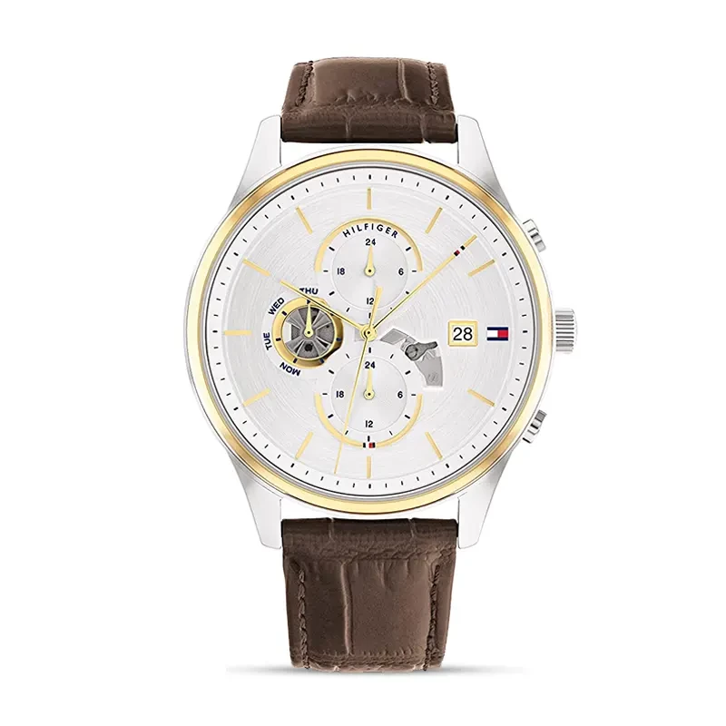 Tommy Hilfiger Weston Chronograph Silver Dial Men's Watch | 1710501