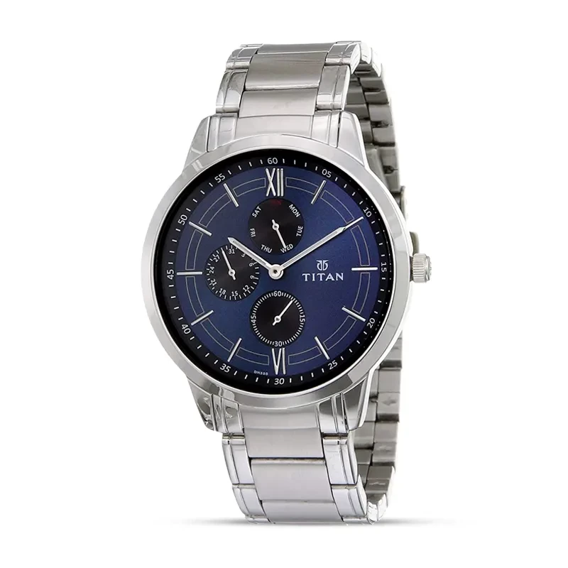 Titan 1769SM01 Workwear Blue Dial Men's Watch