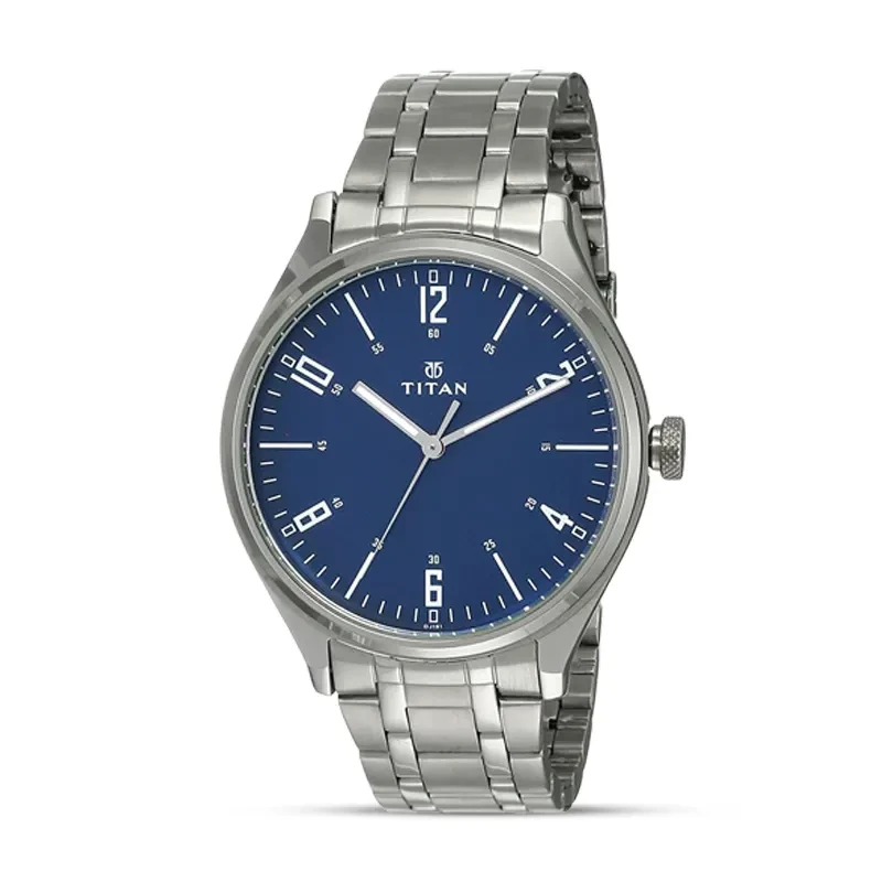 Titan 1802SM02 Workwear Blue Dial Men's Watch