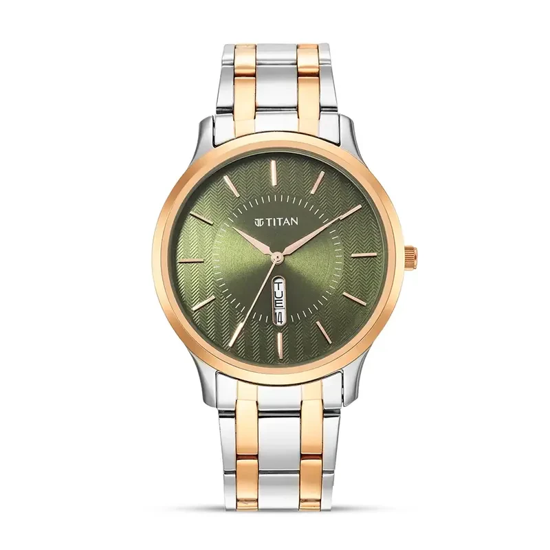 Titan 1825KM03 Karishma Green Dial Men's Watch