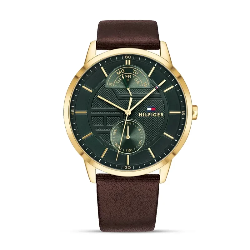 Tommy Hilfiger Hunter Chronograph Green Dial Men's Watch | 1791607