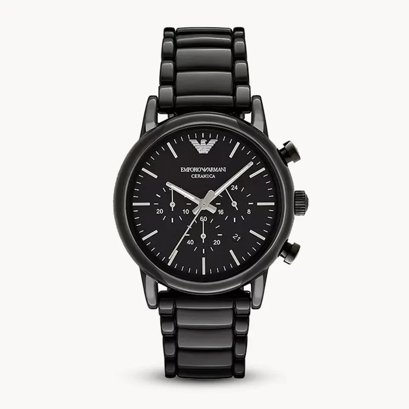 Emporio Armani Luigi Chronograph Black Dial Men's Watch | AR1507