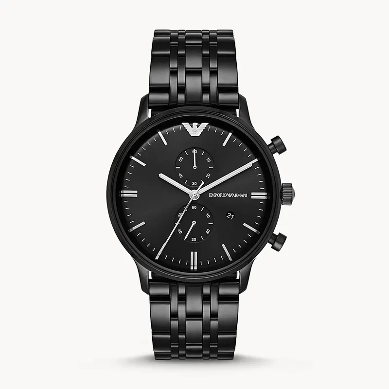 Emporio Armani Gianni Chronograph Black Dial Men's Watch | AR1934