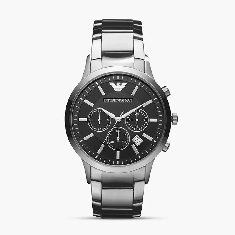Emporio Armani Renato Chronograph Black Dial Men's Watch | AR2434