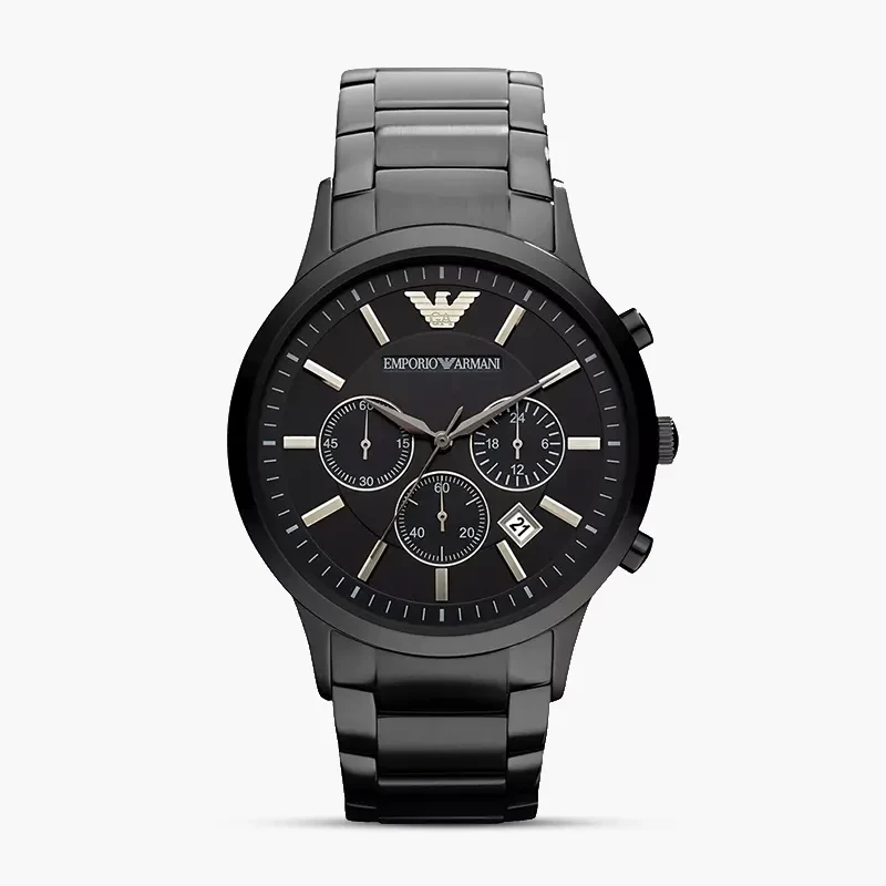 Emporio Armani Renato Chronograph Black Dial Men's Watch | AR2453