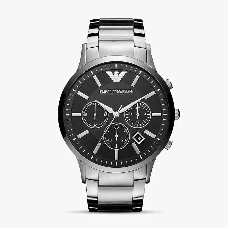 Emporio Armani Chronograph Black Dial Men's Watch | AR2460