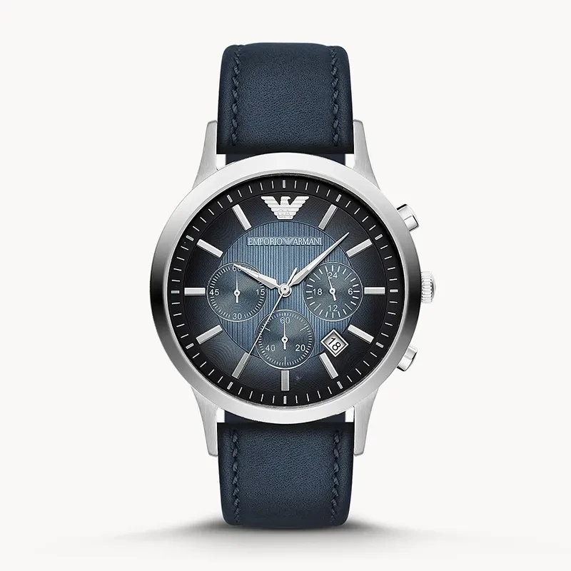 Emporio Armani Renato Chronograph Blue Dial Men's Watch | AR2473