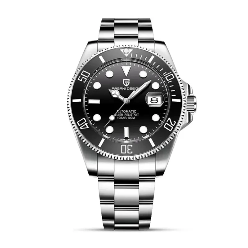 Pagani Design PD-1639 Submariner Black Dial Men's Watch