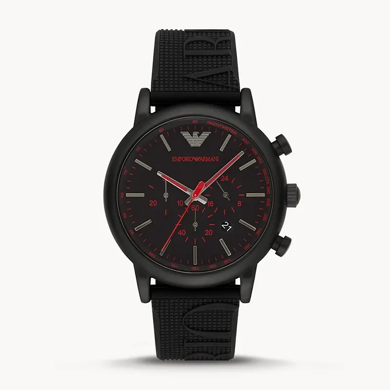 Armani Luigi Chronograph Black Dial Men's Watch | AR11024