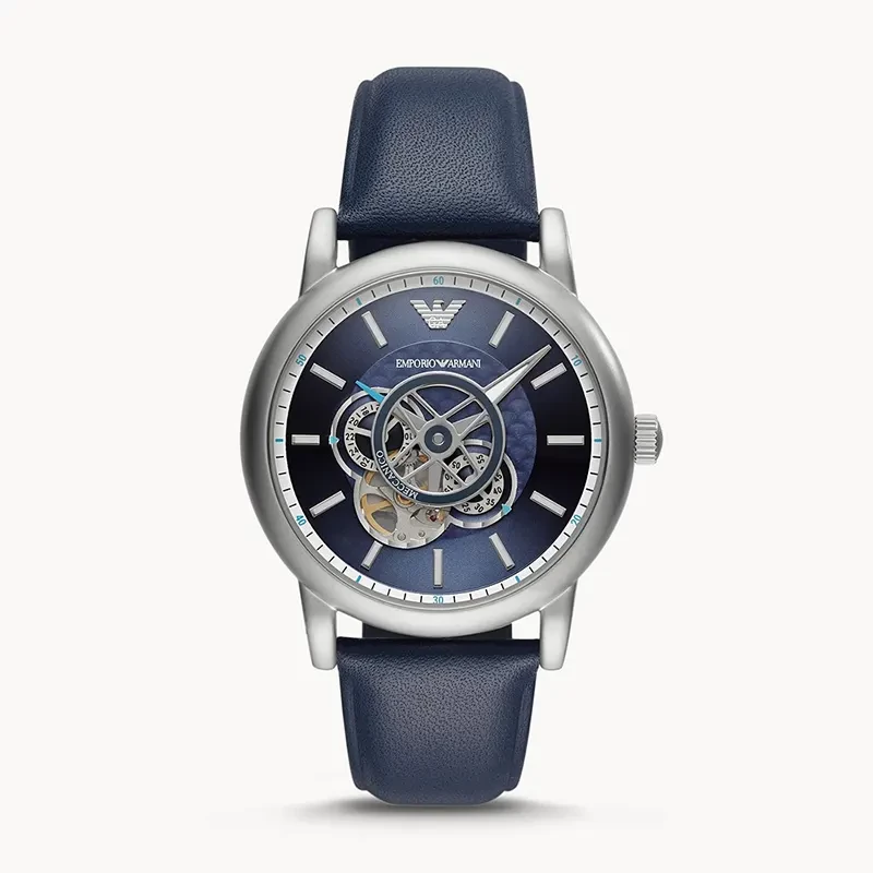 Emporio Armani Luigi Automatic Blue Dial Men's Watch | AR60011