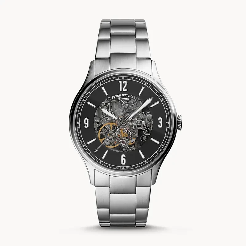 Fossil Forrester Automatic Black Dial Men's Watch | ME3180