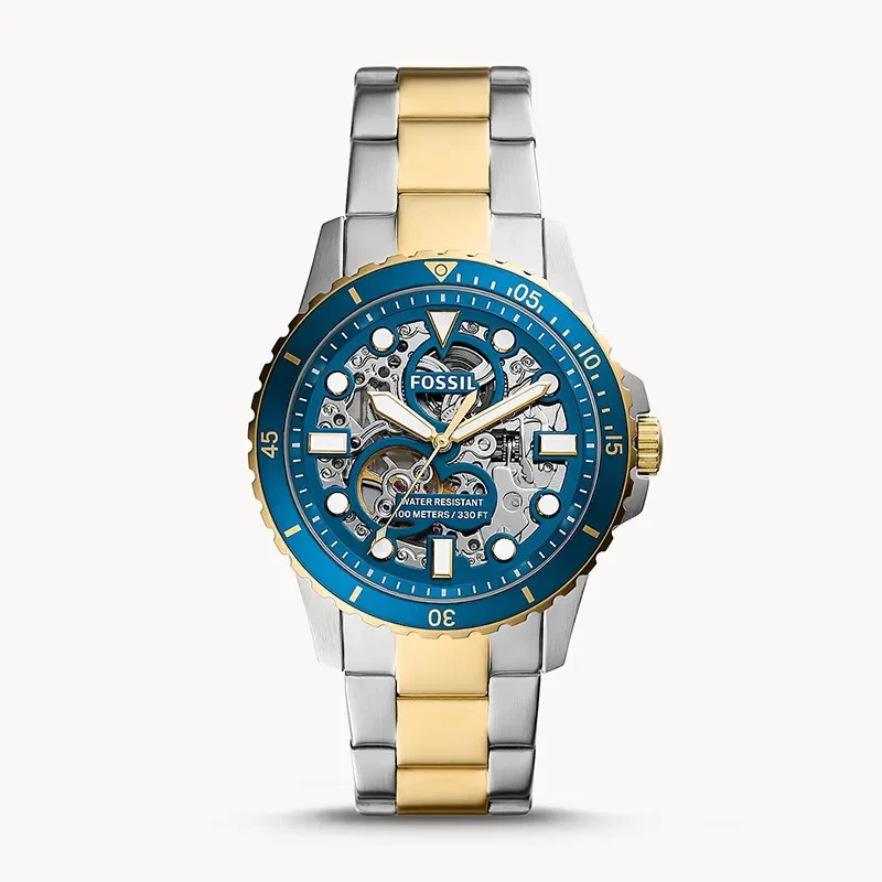 Fossil FB-01 Automatic Skeleton Blue Dial Men's Watch | ME3191