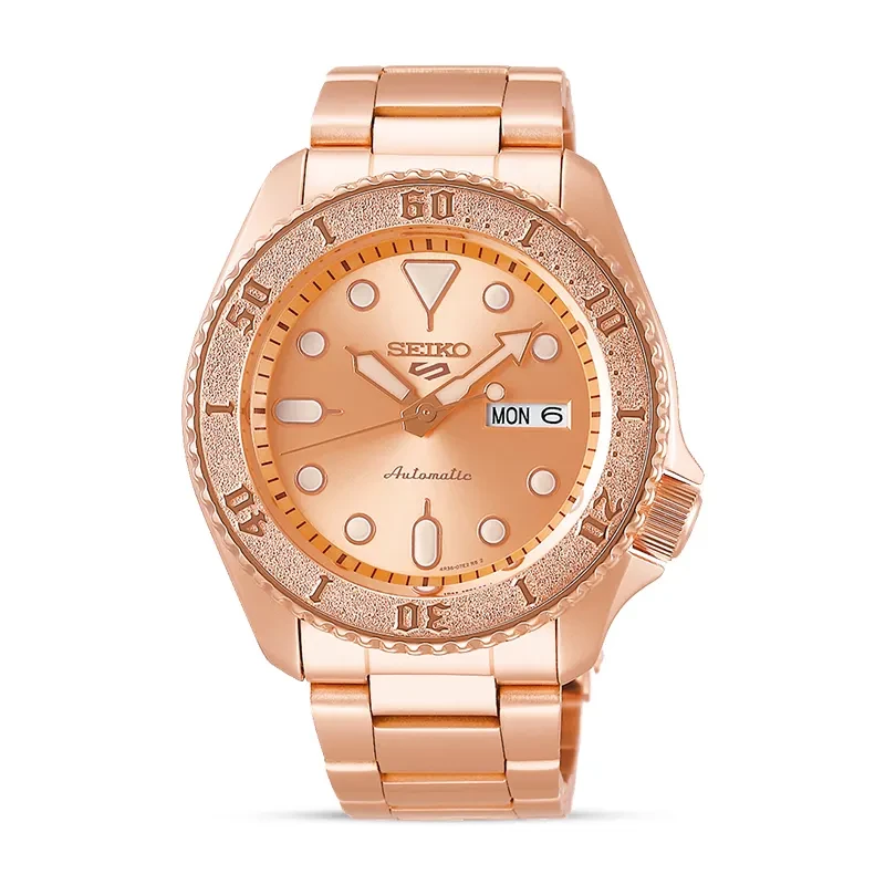 Seiko 5 Sports Limited Edition Rose Gold Men's Watch | SRPE72K1
