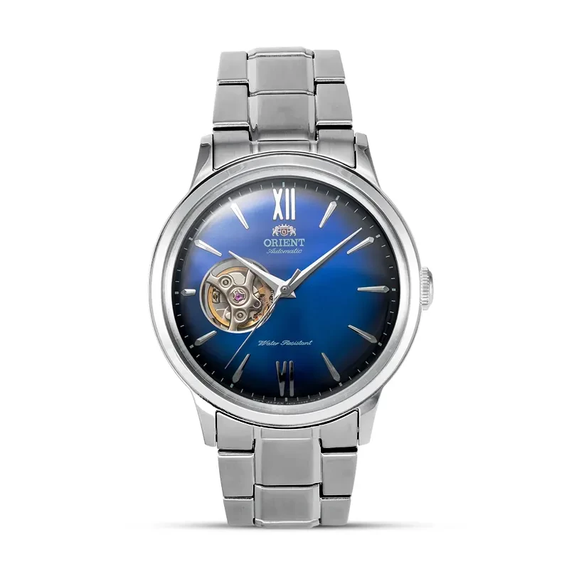 Orient Bambino Open Heart Blue Dial Men's Watch | RA-AG0028L