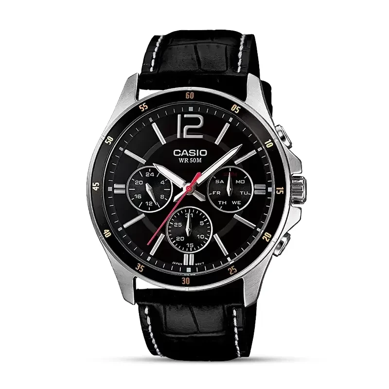 Casio MTP-1374L-1AV Black Dial Men's Watch