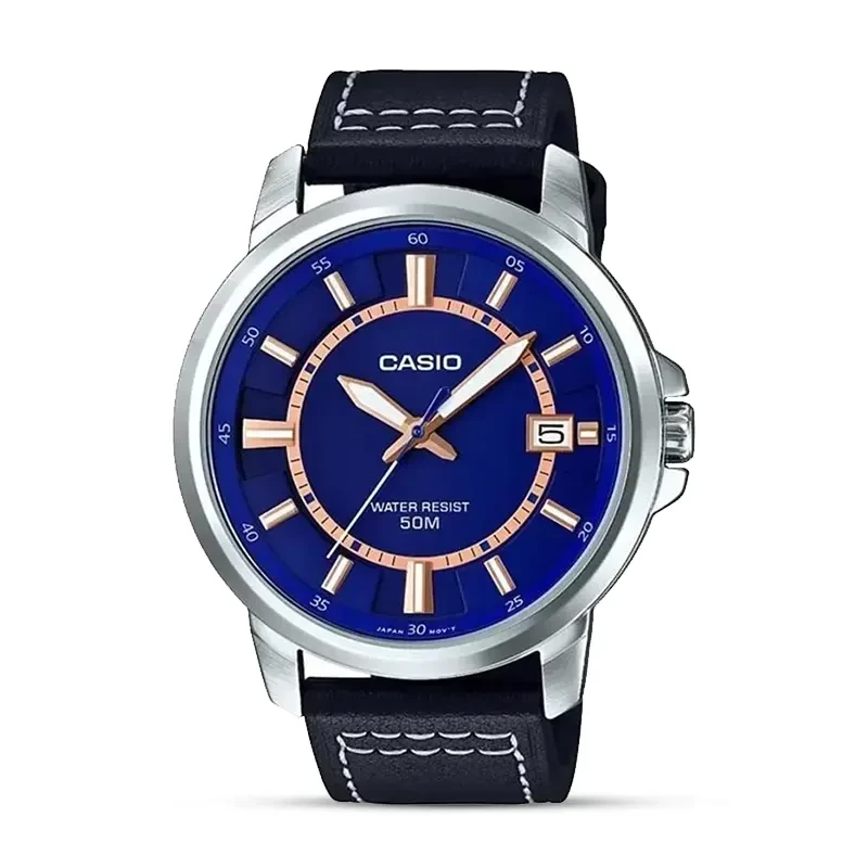 Casio MTP-E130L-2A1V Blue Dial Men's Watch