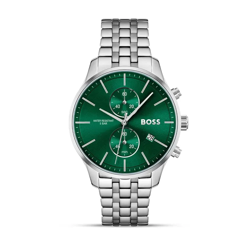 Hugo Boss Associate Chronograph Green Dial Men's Watch | 1513975