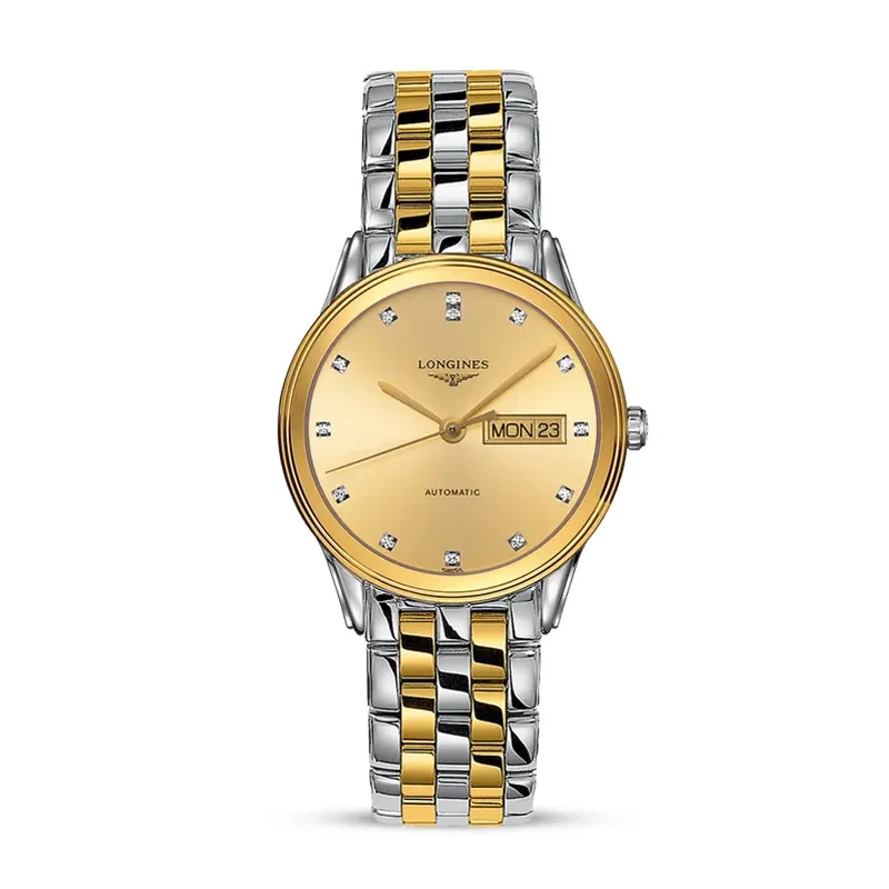 Longines Flagship Automatic Gold Dial Men's Watch | L4.899.3.37.7