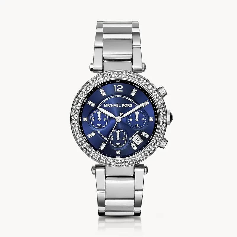Michael Kors Parker Chronograph Blue Dial Ladies Watch | MK6117