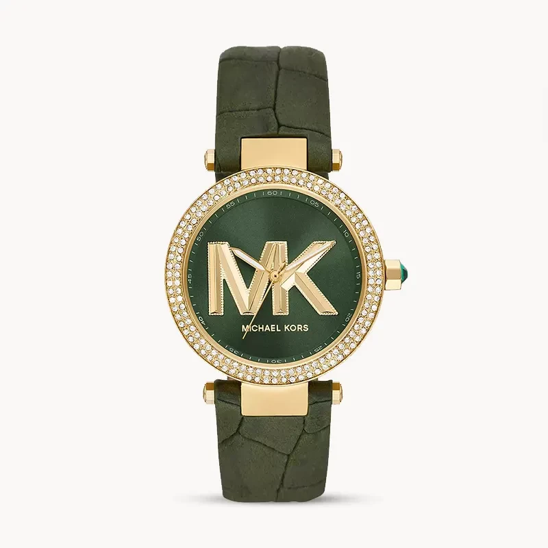 Michael Kors Parker Gold, Green Dial Ladies Watch | MK4724