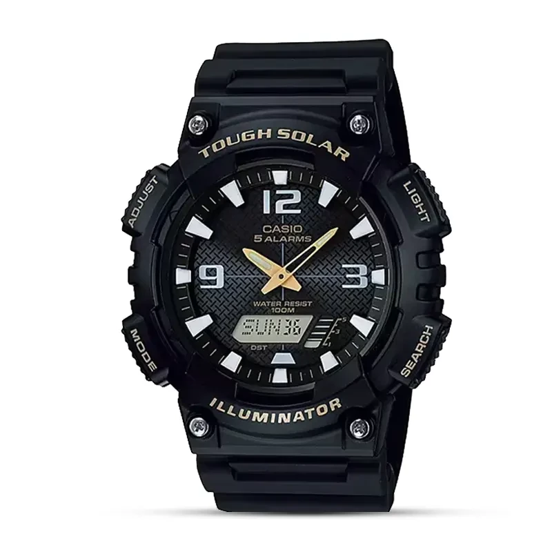 Casio AQ-S810W-1BV Solar Powered Dual Time Men's Watch