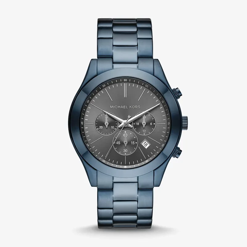Michael Kors Slim Runway Chronograph Grey Dial Men's Watch | MK8918