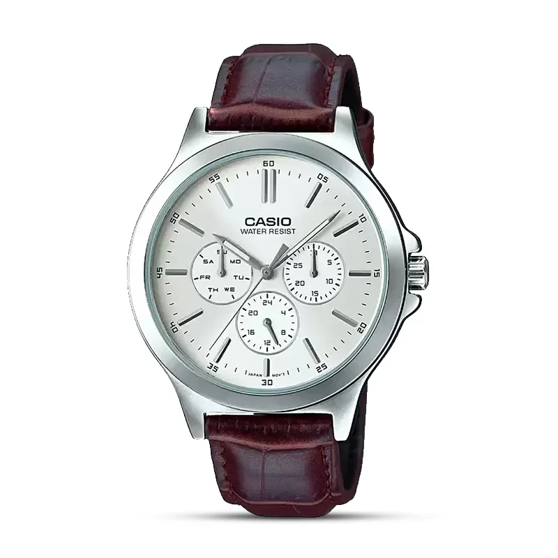 Casio MTP-V300L-7A Chronograph Silver Dial Men's Watch