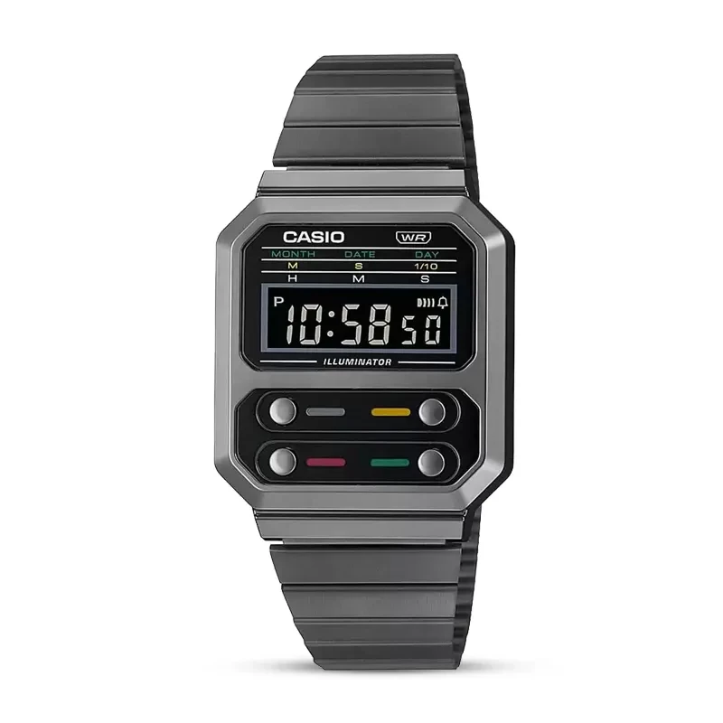 Casio A100WEGG-1A Grey Digital Dial Watch