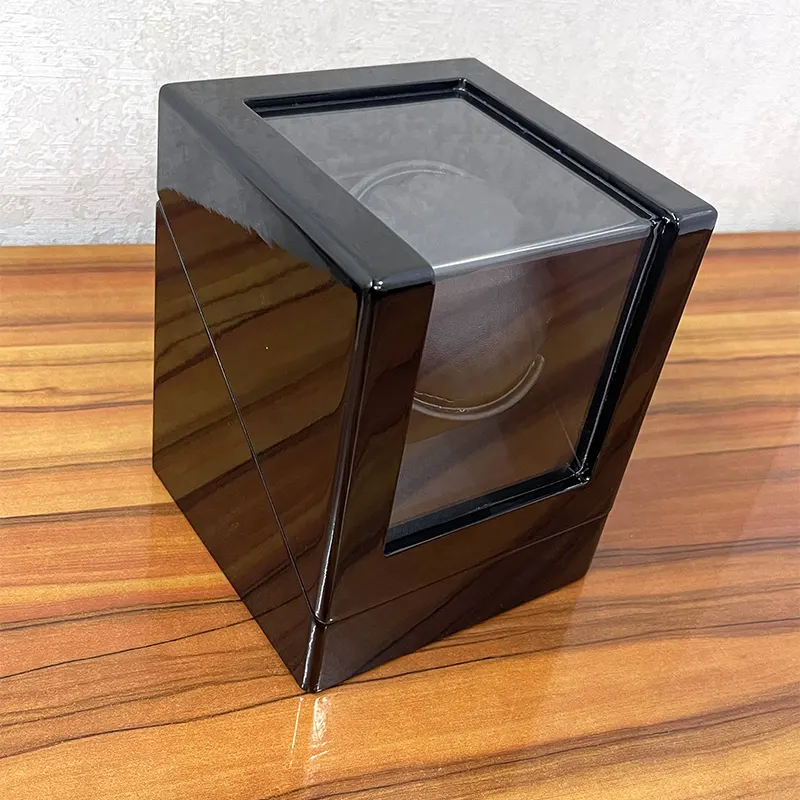 1 Slot High Quality Luxurious Black Watch Winder for Automatic Watch