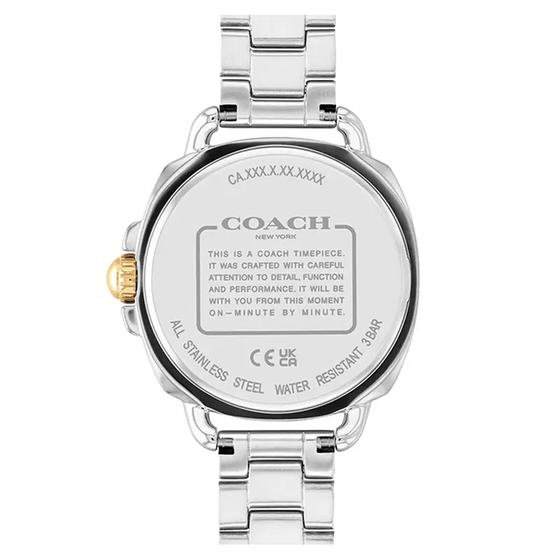 Coach Tatum Blue Dial Two-Tone Ladies Watch | 14504160