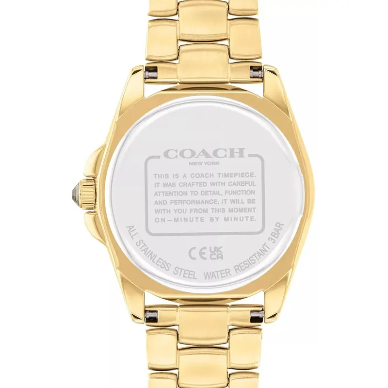 Coach Greyson Rainbow Crystal Dial Gold-Tone Ladies Watch | 14504274