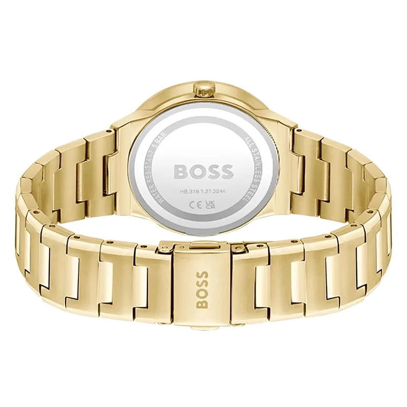 Hugo Boss Breath Gold Dial Gold-tone Ladies Watch | 1502715