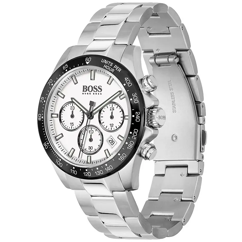 Hugo Boss Hero Chronograph White Dial Men’s Watch | 1513875